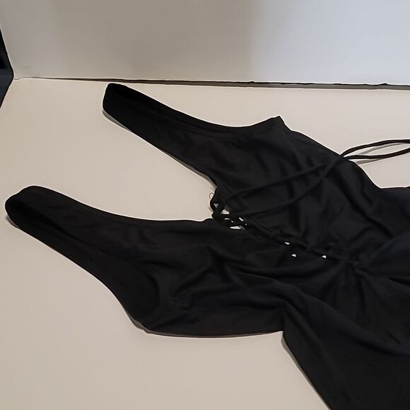 Onia Black Lace-Up Swimsuit - Picture 3 of 5